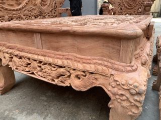 Bộ Rồng Đỉnh tay 14 siêu vip gỗ Hương đá Bộ Rồng Đỉnh tay 14 siêu vip gỗ Hương đá 18