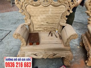 Bộ Louis Hoàng Gia 10 món gỗ Gụ Bộ Louis Hoàng Gia 10 món gỗ Gụ 13