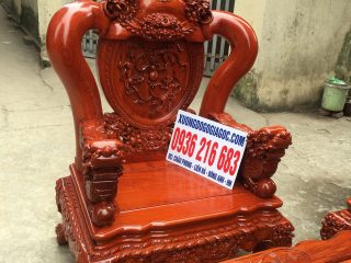 Bộ Minh Quốc Nghê Phượng tay cột 14 gỗ Hương đá Bộ Minh Quốc Nghê Phượng tay cột 14 gỗ Hương đá 16