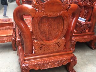 Bộ Minh Quốc Nghê Phượng tay cột 14 gỗ Hương đá Bộ Minh Quốc Nghê Phượng tay cột 14 gỗ Hương đá 22