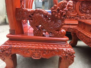 Bộ Minh Quốc Nghê Phượng tay cột 14 gỗ Hương đá Bộ Minh Quốc Nghê Phượng tay cột 14 gỗ Hương đá 21