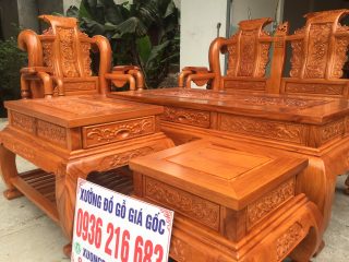 Bộ Tần Thủy Hoàng tay cột 12 gỗ Gõ đỏ nhập khẩu Bộ Tần Thủy Hoàng tay cột 12 gỗ Gõ đỏ nhập khẩu 15