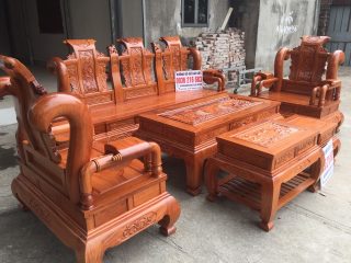 Bộ Tần Thủy Hoàng tay cột 12 gỗ Gõ đỏ nhập khẩu Bộ Tần Thủy Hoàng tay cột 12 gỗ Gõ đỏ nhập khẩu 14