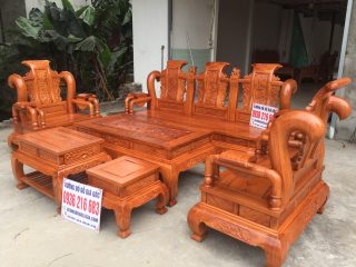 Bộ Tần Thủy Hoàng tay cột 12 gỗ Gõ đỏ nhập khẩu Bộ Tần Thủy Hoàng tay cột 12 gỗ Gõ đỏ nhập khẩu 13