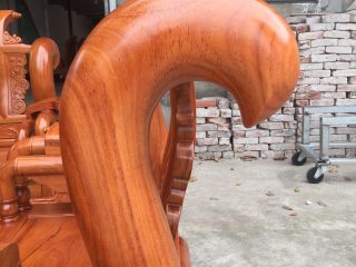 Bộ Tần Thủy Hoàng tay cột 12 gỗ Gõ đỏ nhập khẩu Bộ Tần Thủy Hoàng tay cột 12 gỗ Gõ đỏ nhập khẩu 17