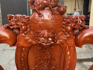 Bộ minh quốc Nghê Phượng gỗ Hương đỏ nhập khẩu Bộ minh quốc Nghê Phượng gỗ Hương đỏ nhập khẩu 20