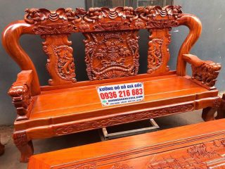 Bộ minh quốc voi cột 12 bộ 10 món gỗ Hương đá hàng siêu vip( Anh Viết - Thái Bình) 28