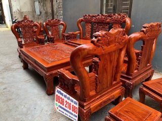 Bộ minh quốc voi cột 12 bộ 10 món gỗ Hương đá hàng siêu vip( Anh Viết - Thái Bình) 26