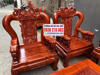 Bộ minh quốc voi cột 12 bộ 10 món gỗ Hương đá hàng siêu vip( Anh Viết - Thái Bình) 29