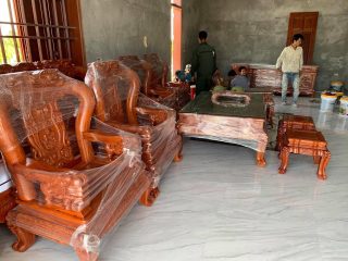 Bộ minh quốc voi cột 12 bộ 10 món gỗ Hương đá hàng siêu vip( Anh Viết - Thái Bình) 20