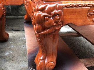 Bộ minh quốc voi 6 món gỗ Hương đá 14