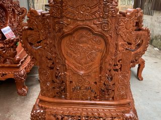 Bộ Rồng Đỉnh 6 món chất liệu gỗ Hương đá 27