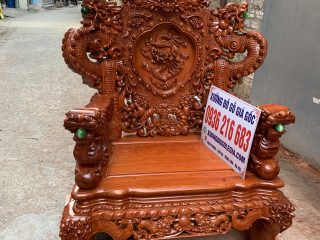 Bộ Rồng Đỉnh 6 món chất liệu gỗ Hương đá 16