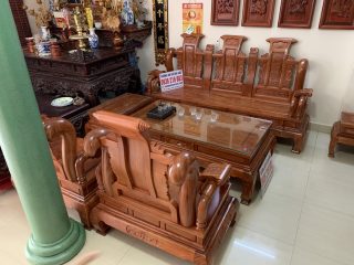 Bộ Tần Thủy Hoàng tay cột 12 gỗ Hương đá 6 món Bộ Tần Thủy Hoàng tay cột 12 gỗ Hương đá 6 món 16