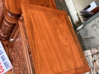 Kệ để TiVi Cột Nho Con Sóc Gỗ Hương 16