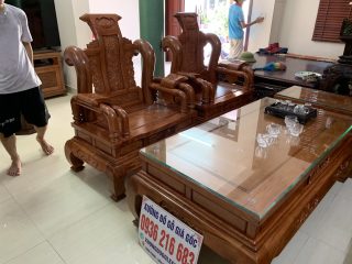 Bộ Tần Thủy Hoàng tay cột 12 gỗ Hương đá 6 món Bộ Tần Thủy Hoàng tay cột 12 gỗ Hương đá 6 món 12