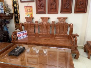 Bộ Tần Thủy Hoàng tay cột 12 gỗ Hương đá 6 món Bộ Tần Thủy Hoàng tay cột 12 gỗ Hương đá 6 món 10