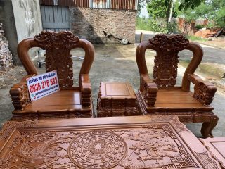 Bộ minh quốc voi gỗ gõ đỏ Bộ minh quốc voi gỗ gõ đỏ 27