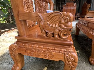 Bộ minh quốc voi gỗ gõ đỏ Bộ minh quốc voi gỗ gõ đỏ 22