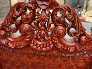 Bộ Hoàng Gia Gỗ Hương Đỏ Bộ Hoàng Gia Gỗ Hương Đỏ 18