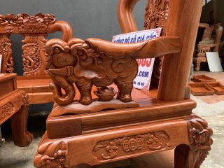 Bộ minh quốc voi tay cột 12 gỗ Hương đá Bộ minh quốc voi tay cột 12 gỗ Hương đá 28