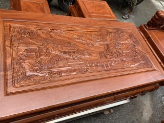 Bộ minh quốc voi tay cột 12 gỗ Hương đá Bộ minh quốc voi tay cột 12 gỗ Hương đá 20