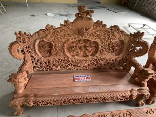 Bộ Rồng Đỉnh 12 món vip gỗ Hương đá 39