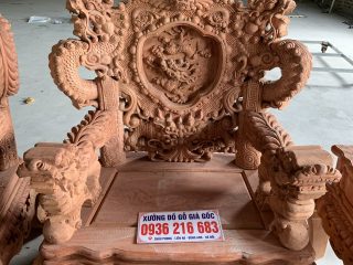 Bộ Rồng Đỉnh 12 món vip gỗ Hương đá 34