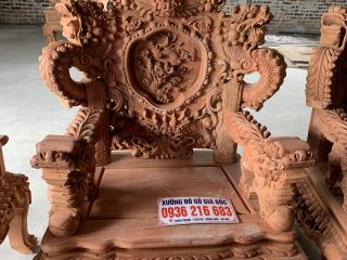 Bộ Rồng Đỉnh 12 món vip gỗ Hương đá 28