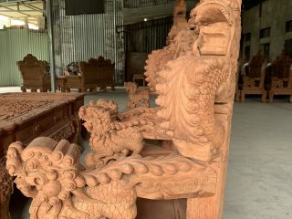 Bộ Rồng Đỉnh 12 món vip gỗ Hương đá 26