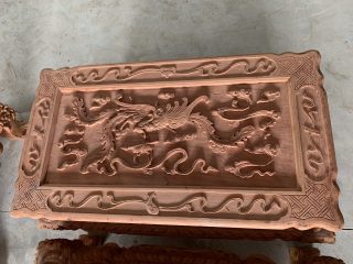 Bộ Rồng Đỉnh 12 món vip gỗ Hương đá 23