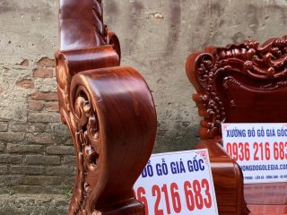 Bộ Hoàng Gia mẫu mới năm 2020 gỗ Hương đỏ Bộ Hoàng Gia mẫu mới năm 2020 gỗ Hương đỏ 25