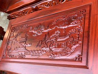 Bộ Hoàng Gia mẫu mới năm 2020 gỗ Hương đỏ Bộ Hoàng Gia mẫu mới năm 2020 gỗ Hương đỏ 23