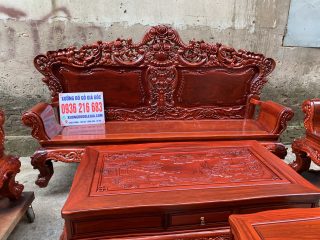 Bộ Hoàng Gia mẫu mới năm 2020 gỗ Hương đỏ Bộ Hoàng Gia mẫu mới năm 2020 gỗ Hương đỏ 21
