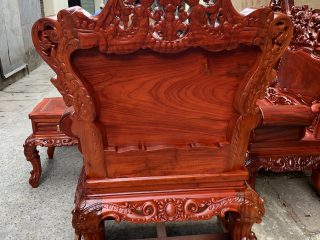 Bộ Hoàng Gia mẫu mới năm 2020 gỗ Hương đỏ Bộ Hoàng Gia mẫu mới năm 2020 gỗ Hương đỏ 16