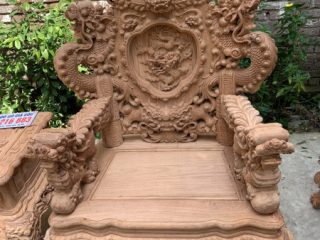 Bộ Rồng Đỉnh vip 12 món Gỗ Gõ Đỏ 53