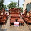 Bộ minh quốc ghê Phượng tay cột 14 gỗ Hương đá bộ 10 món