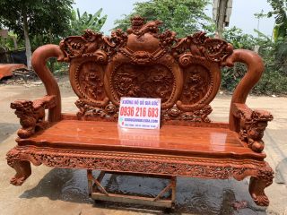 Bộ minh quốc ghê Phượng tay cột 14 gỗ Hương đá bộ 10 món Bộ minh quốc ghê Phượng tay cột 14 gỗ Hương đá bộ 10 món 27