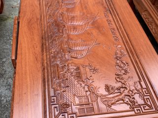 Bộ Tần Thuỷ Hoàng 2 đoản dài gỗ Hương đá Anh Mạnh Bắc Ninh Bộ Tần Thuỷ Hoàng 2 đoản dài gỗ Hương đá Anh Mạnh Bắc Ninh 20