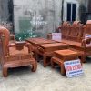Bộ Tần Thuỷ Hoàng 2 đoản dài gỗ Hương đá Anh Mạnh Bắc Ninh
