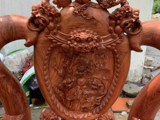 Bộ minh quốc ghê Phượng tay cột 14 gỗ Hương đá bộ 10 món Bộ minh quốc ghê Phượng tay cột 14 gỗ Hương đá bộ 10 món 23