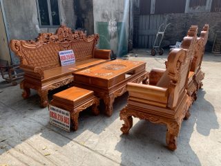 Bộ Louis Hoàng Gia gỗ Gõ đỏ Bộ Louis Hoàng Gia gỗ Gõ đỏ 32