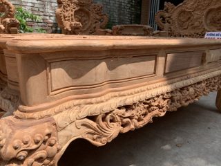 Bộ Rồng Đỉnh vip 12 món Gỗ Gõ Đỏ 32