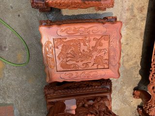 Bộ minh quốc ghê Phượng tay cột 14 gỗ Hương đá bộ 10 món Bộ minh quốc ghê Phượng tay cột 14 gỗ Hương đá bộ 10 món 22