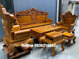 Bộ Hoàng Gia gỗ Cẩm Vàng Bộ Hoàng Gia gỗ Cẩm Vàng 11