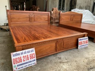 Giường ngủ chữ X mẫu trơn (Bác Toàn Hưng Yên) 16
