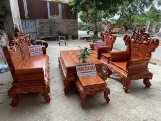 Bộ Hoàng gia V3 gỗ Hương đá Bộ Hoàng gia V3 gỗ Hương đá 17