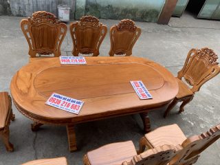 Bàn ăn gỗ Gõ đỏ 8 ghế Louis Hoàng Gia Bàn ăn gỗ Gõ đỏ 8 ghế Louis Hoàng Gia 14