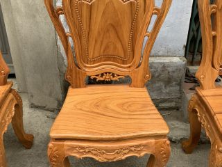 Bàn ăn gỗ Gõ đỏ 8 ghế Louis Hoàng Gia Bàn ăn gỗ Gõ đỏ 8 ghế Louis Hoàng Gia 15