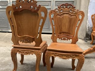 Bàn ăn gỗ Gõ đỏ 8 ghế Louis Hoàng Gia Bàn ăn gỗ Gõ đỏ 8 ghế Louis Hoàng Gia 19